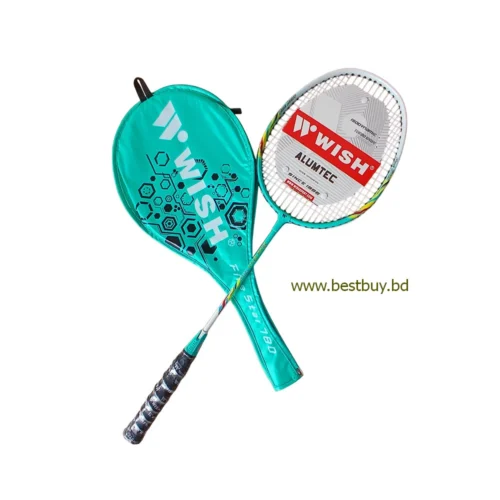 WISH 780 Badminton Racket with Cover (cyan)